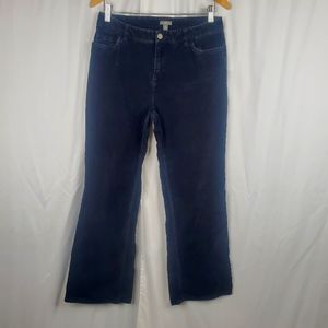 ☆ J Jill Black Corderoy Flared Jeans Size 10P